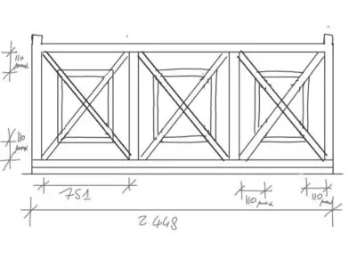 Garde-corps Robien croquis