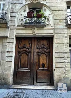 Porte cochère 14 rue Quincampoix Paris 4e