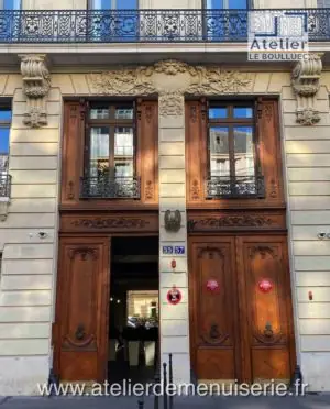 Porte cochère double 55 avenue Kléber Paris 16e